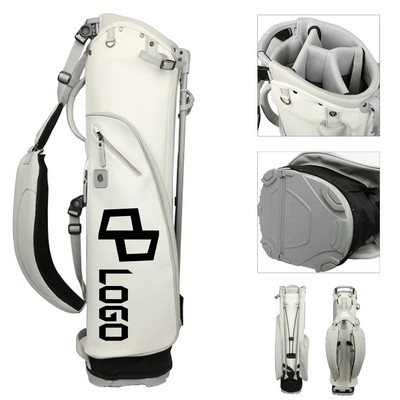 8" White Multi-Functional Pu Golf Bag