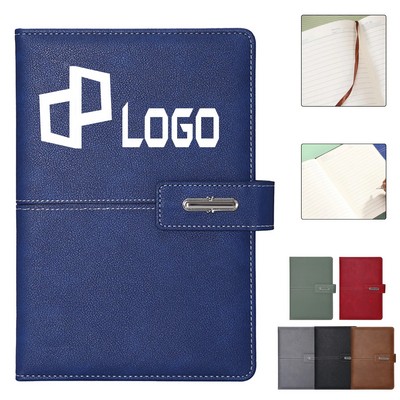 A5 Business Notebook W/ Magnetic Closure