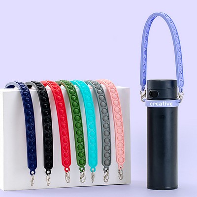 Silicone Water bottle Lanyard Bottle Sleeve