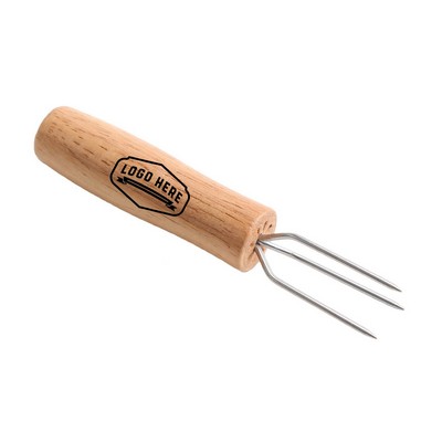 Premium BBQ Corn Picks with Wooden Handles