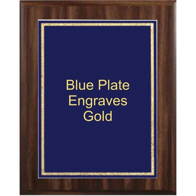 Cherry Plaque 8" x 10" - Blue/Gold 6" x 8" Florentine Frame Designer Plate