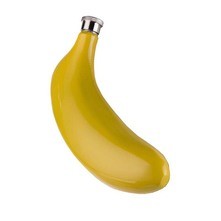 5 Oz. Banana Shaped Stainless Flask