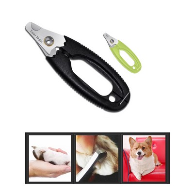 Custom Pet Cutter w/Round Tip Dogs Claws Grooming Tool w/Handle Trimmer