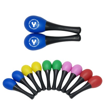 Plastic Colored Sand Hammer Toy