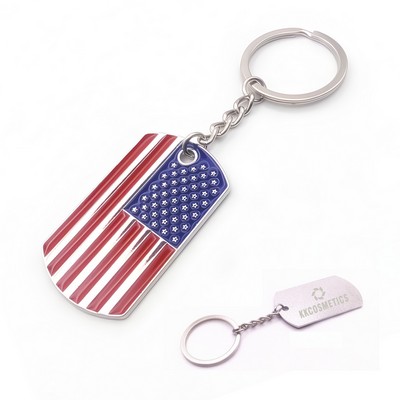 USA Flag Key Chain