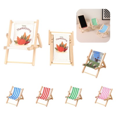 Folding Beach Chair Mobile Phone Holder