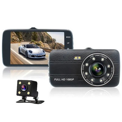 Dual Lens Dash Camera Full HD 1080P