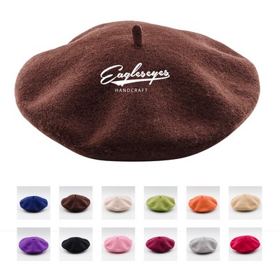 Classic Wool Beret Hat