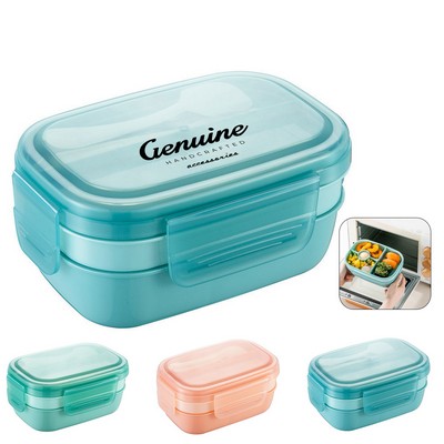 Large Capacity Lunch Box with Utensil