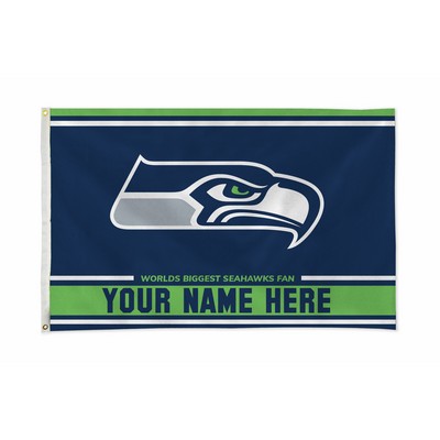 Seattle Seahawks Personalized NFL® Flag (3'x5')