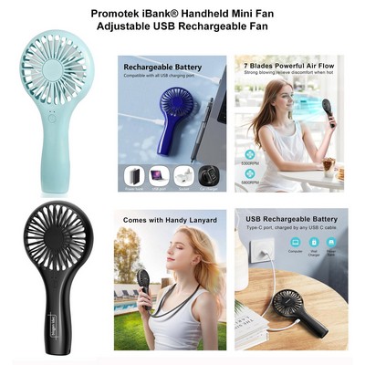iBank ® USB Rechargeable Handheld Fan