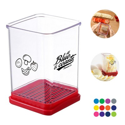 Push Plate Fruit and Vegetable Slicer