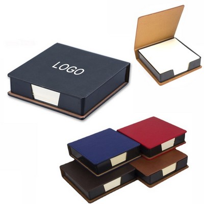 PU Leather Sticky Notepads Dispenser Case