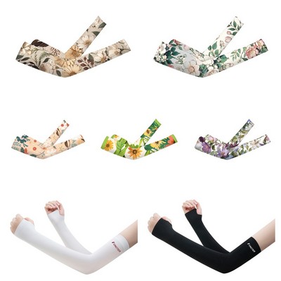 Custom Elastic Refial UV Protection Cooling Arm Sleeves