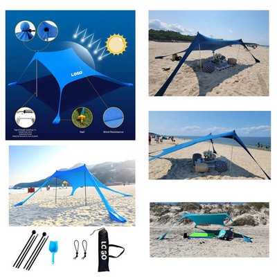 Sun Protection Pop-Up Beach Tent