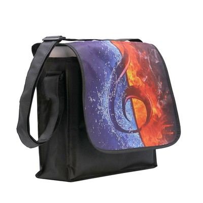 Full Color Utility Tote Bag with Adjustable Shoulder Strap