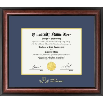 Carlton - Diploma / Certificate Frame (Mahogany)