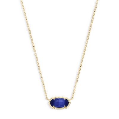 Kendra Scott Elisa Cobalt Short Pendant Necklace