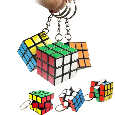 Puzzle Cube Keychain