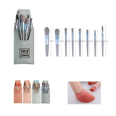 8pcs Portable Makeup Brush Set