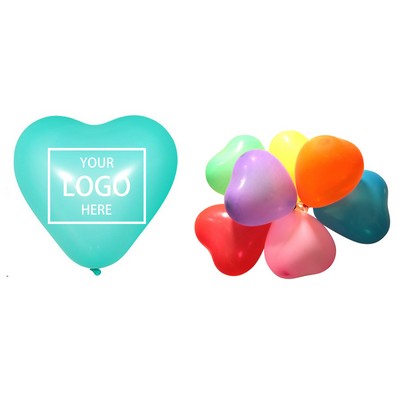 Heart Shaped Latex Balloons