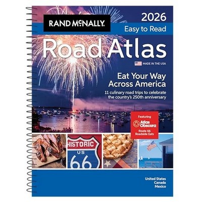 Rand McNally 2026 Midsize Easy to Read Road Atlas