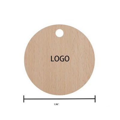 Handmade Beech Wood Round Ornaments 