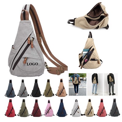 Versatile Canvas Crossbody Backpack