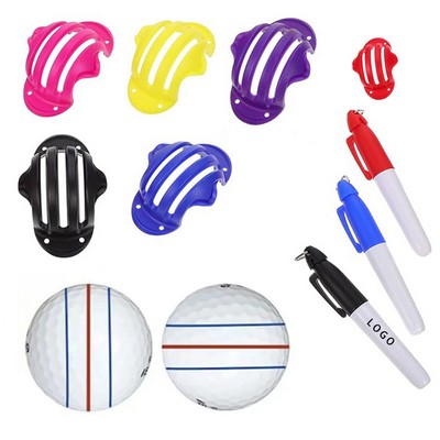 Golf Ball Line Marker With Pen