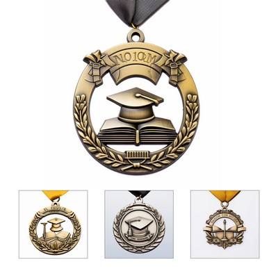 2.5" Custom Graduation Medal