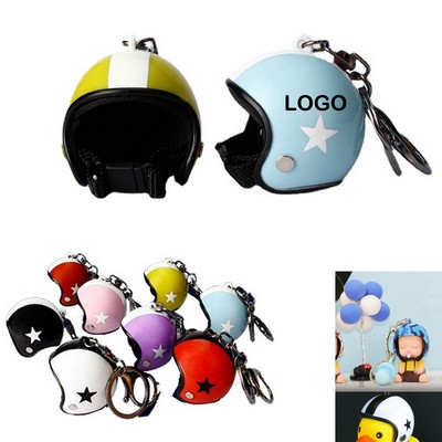 Star Motorcycle Heltmet Keychain