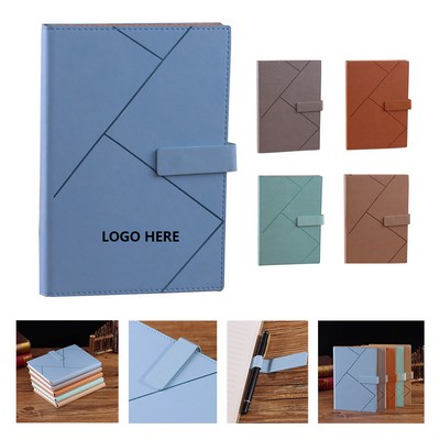 Premium PU Leather Notebook with Magnetic Closure
