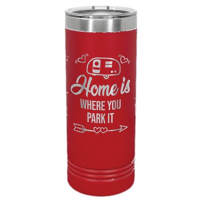 Polar Camel 22 oz. Red Skinny Tumbler with Slider Lid