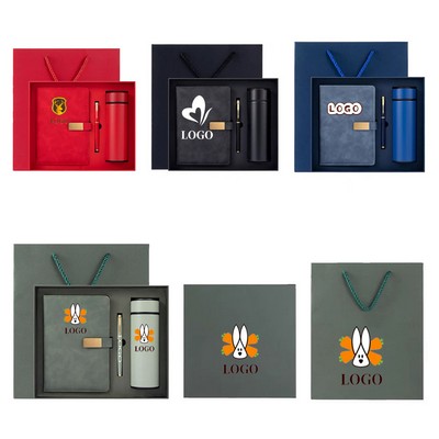 With Magnetic Clasp PU Leather Notebook Set