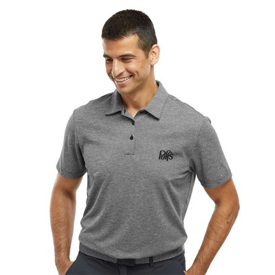 Adidas® Heathered Embroidered Polo