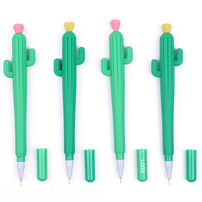 Cactus Pen With Flower