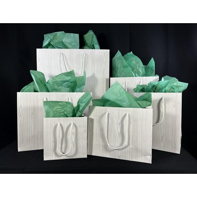 Enviro Wood Pattern European Shopping Bag (8"x 4"x 10")