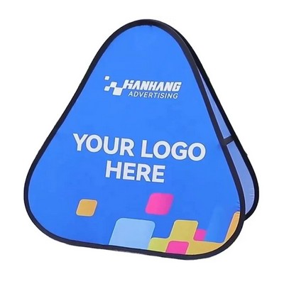 Custom A Frame Triangle Pop Up Banner Display Stand