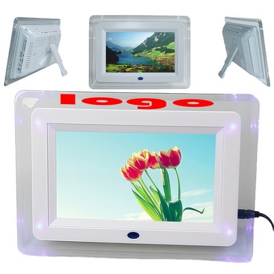 Digital Electronic photo frame with light