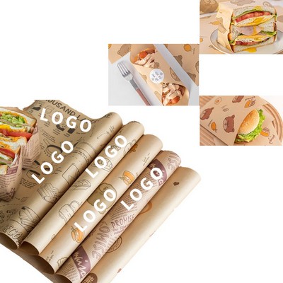 Grease Resistant Food Wrapping Paper