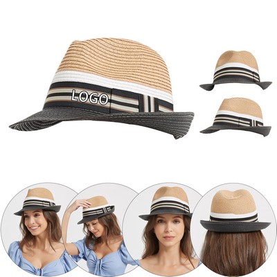 Striped Straw Hat