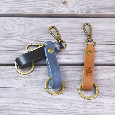 Laso leather key ring