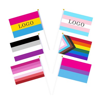 Custom Hand Wave Stick Flag