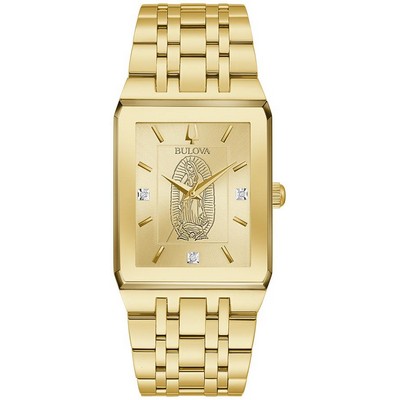 Bulova Men's Lady of Guadalupe Watch Champagne Dial