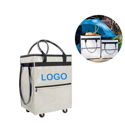 Reusable Grocery Bag on Wheels