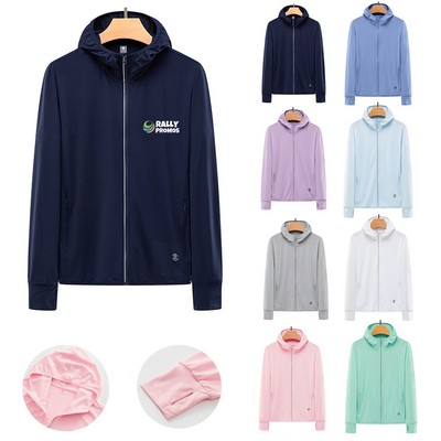 Outdoor Sun Protection Clothing Ice Silk Coat