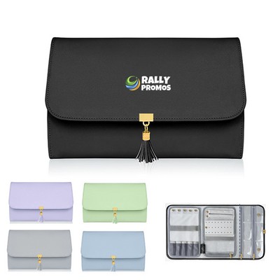 Jewelry Organizer Roll Bag