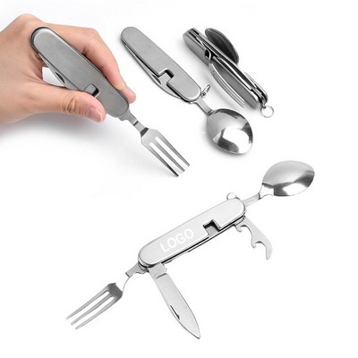 4" 1 Detachable Camping Utensils Set