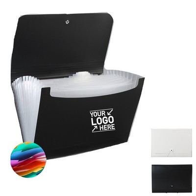 13 Pockets Accordion File Holder
