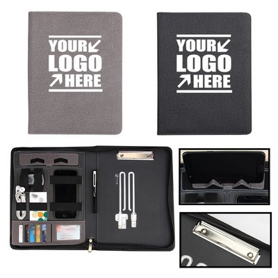 A4 Business Travel Multifunctional Folder Rechargeable